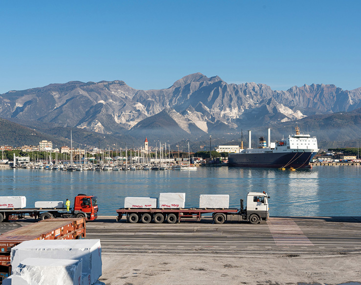 Export e mercati internazionali della pietra naturale italiana
